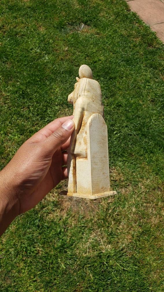 Taweret Ushabti Bust 3D Printed Sculpture - Inspired by Marvel's Moon Knight