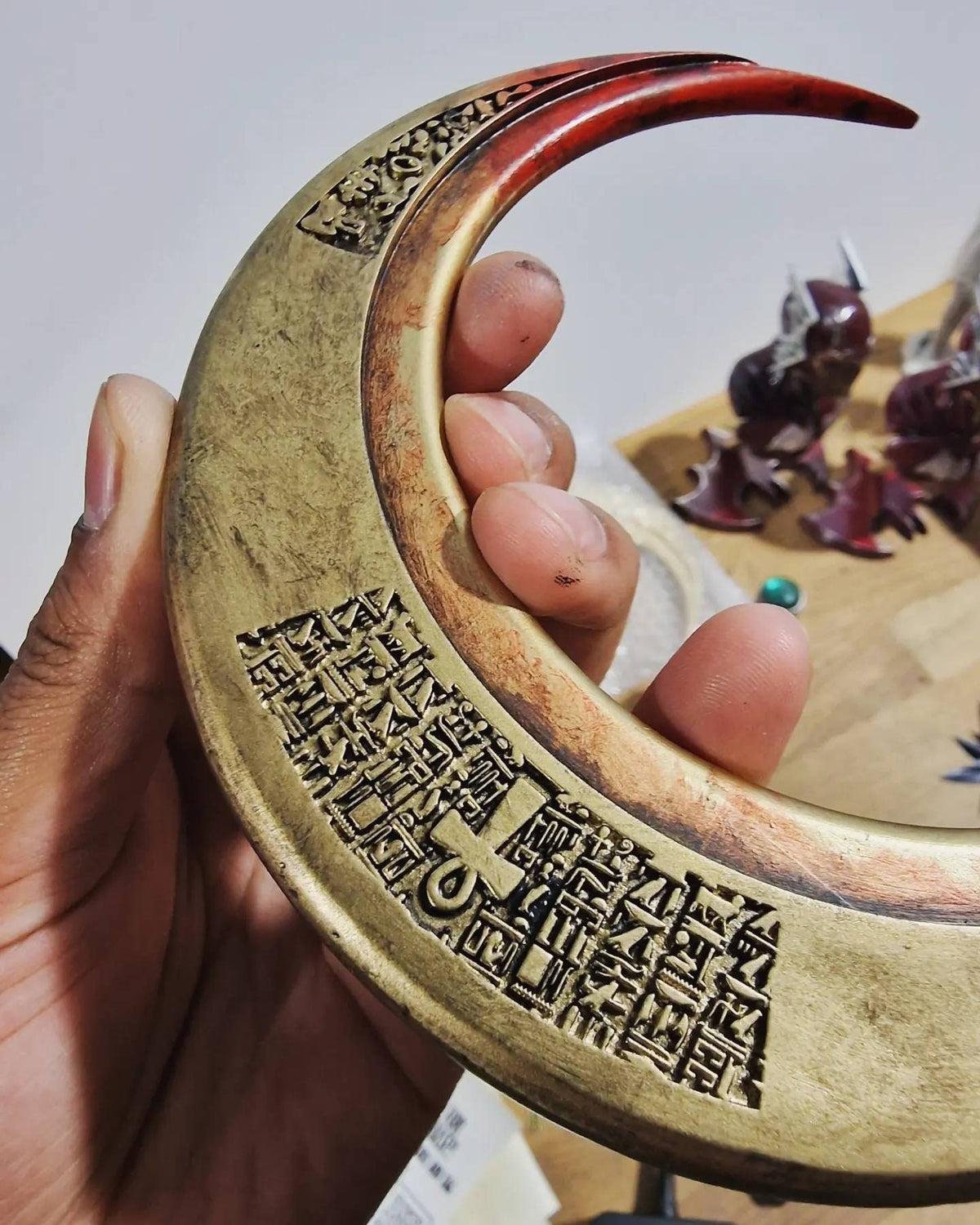 Crescent Darts Moon Weapon Prop, 3D Printed Resin - Inspired by Marvel's Moon Knight