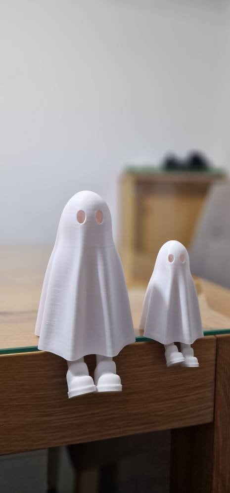 3D Printed Ghost with Feet / Shoes - Halloween - Trick or Treat - Sweets