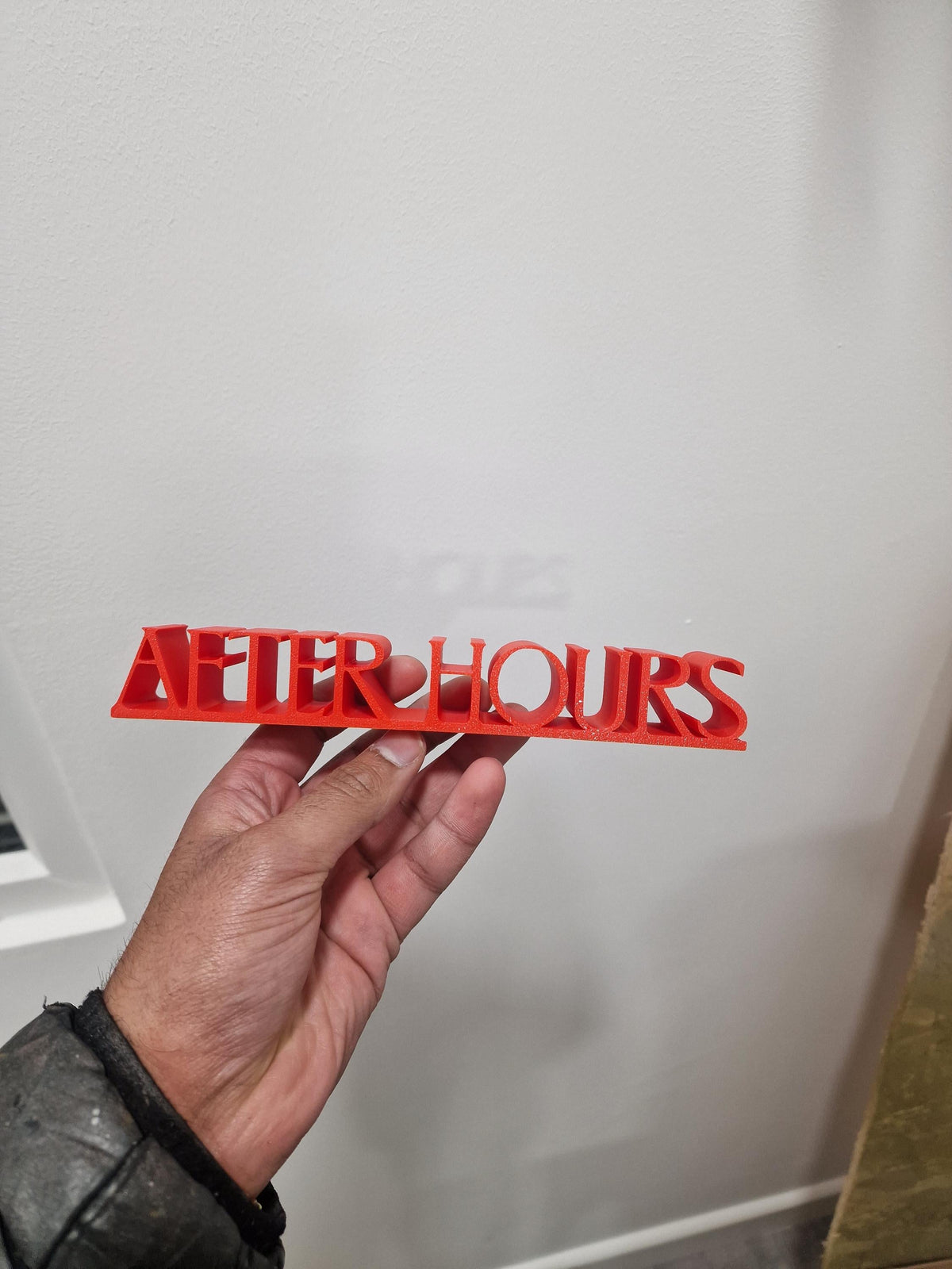 After Hours Logo Album Sign - Inspired by The Weeknd - Memorabilia - Music Collection - Album Art