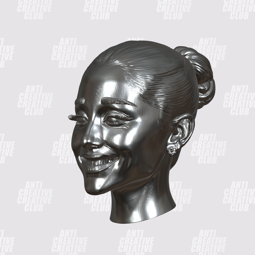 Ariana Grande Head Sculpt - Fan Art 3D Model