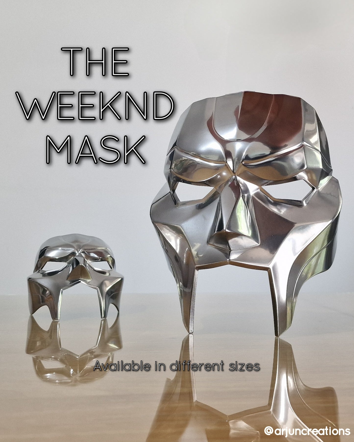 The Weeknd Chrome Tour Mask