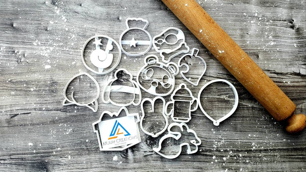 Villager Life Cookie Cutter Set - Inspired by Animal Crossing - 3D Printed Baking