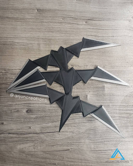 Nightwing Batarang Prop - 3D Printed Utility Throwing Blade - Inspired by Titans
