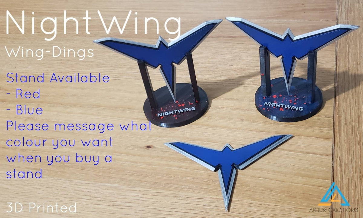 Nightwing Throwing Blade Prop - Inspired by Titans - 3D Printed - Utility - 2021 - Cosplay - Mancave - TV Show