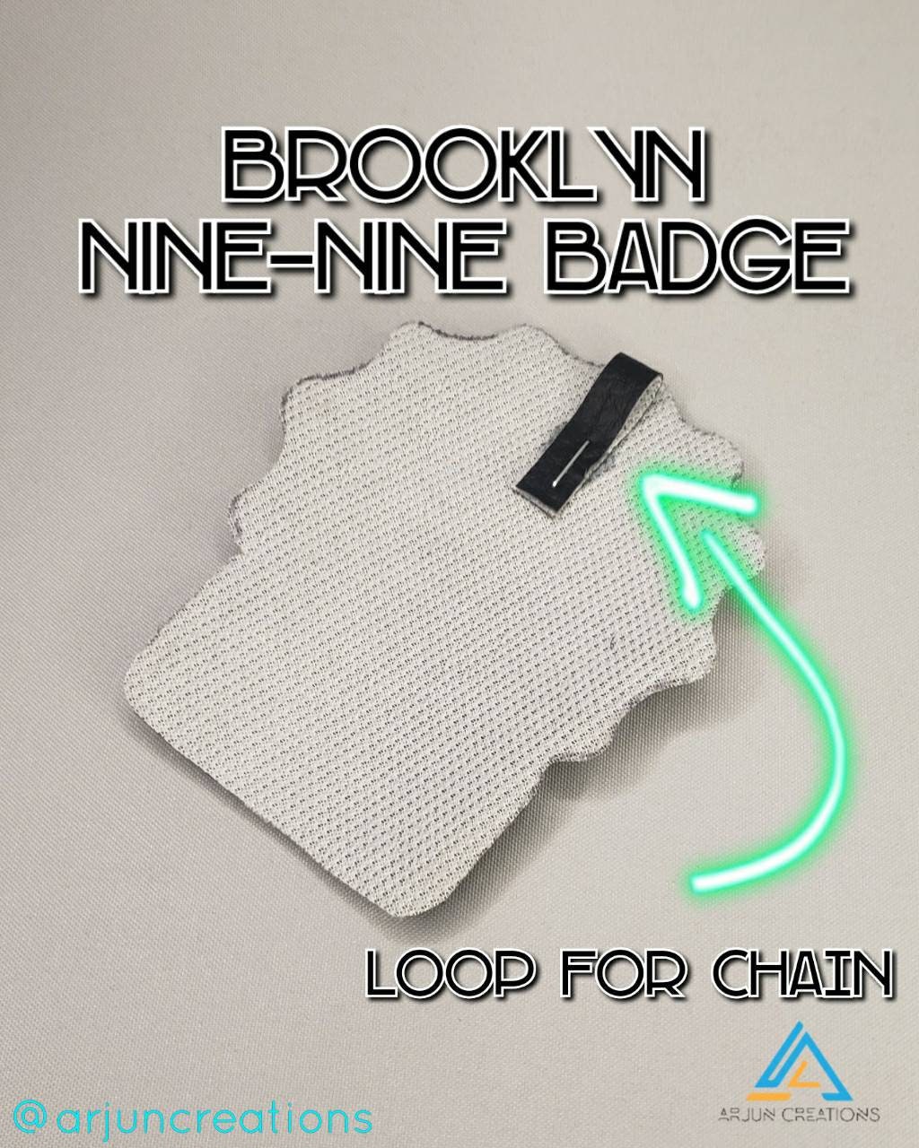 City of New York Police Detective Badge - Custom Number Cosplay Prop - Inspired by Brooklyn Nine-Nine