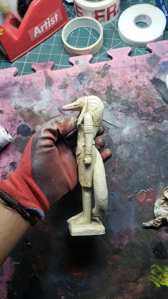 Ammit Prison Banishment Bust 3D Printed Sculpture - Inspired by Marvel's Moon Knight