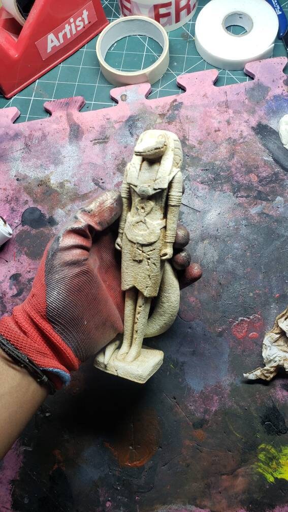 Ammit Prison Banishment Bust 3D Printed Sculpture - Inspired by Marvel's Moon Knight