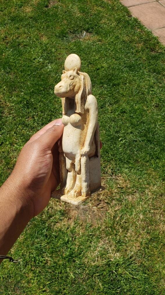 Taweret Ushabti Bust 3D Printed Sculpture - Inspired by Marvel's Moon Knight
