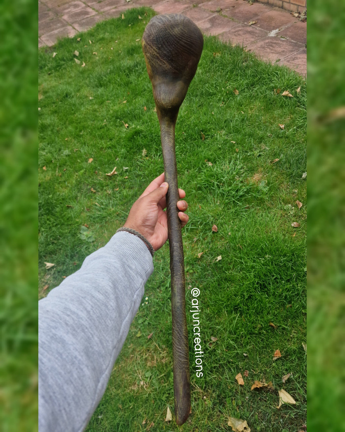 Leprechaun shillelagh prop side view