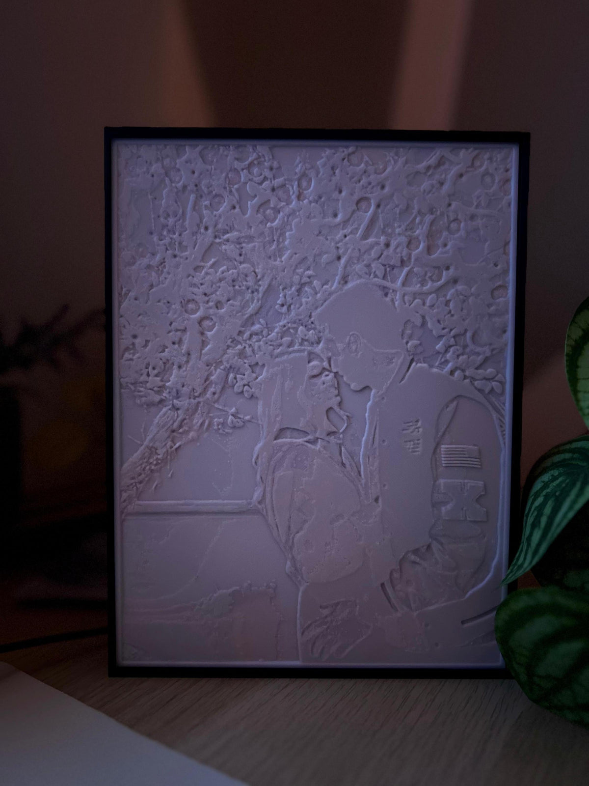 Light Box Picture Frame - Valentines Day - Couples - Wedding Gift