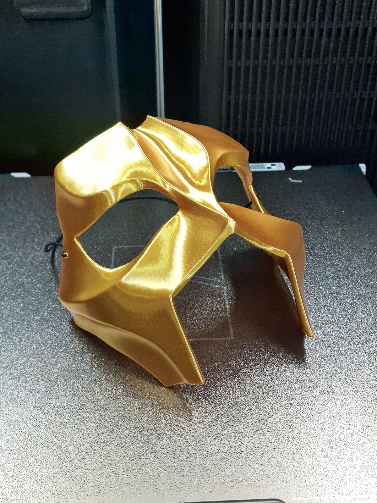 Gold Hurry Up Tomorrow inspired Weeknd mask