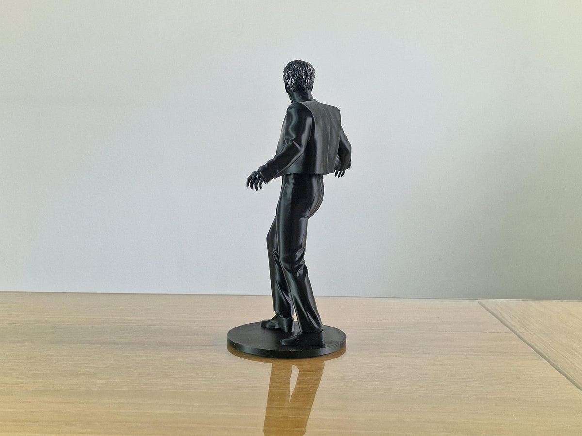 Techno DJ Collectible Figure Statue - Inspired by Gesaffelstein - Electronic Music Producer Figure - Dark Techno Decor - DJ Fan Gift (Festival Version)