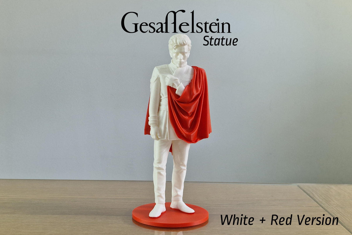 Gesaffelstein White Inspired Figure Statue – Techno DJ Collectible – Electronic Music Producer Figure – Dark Decor – DJ Fan Gift – Music