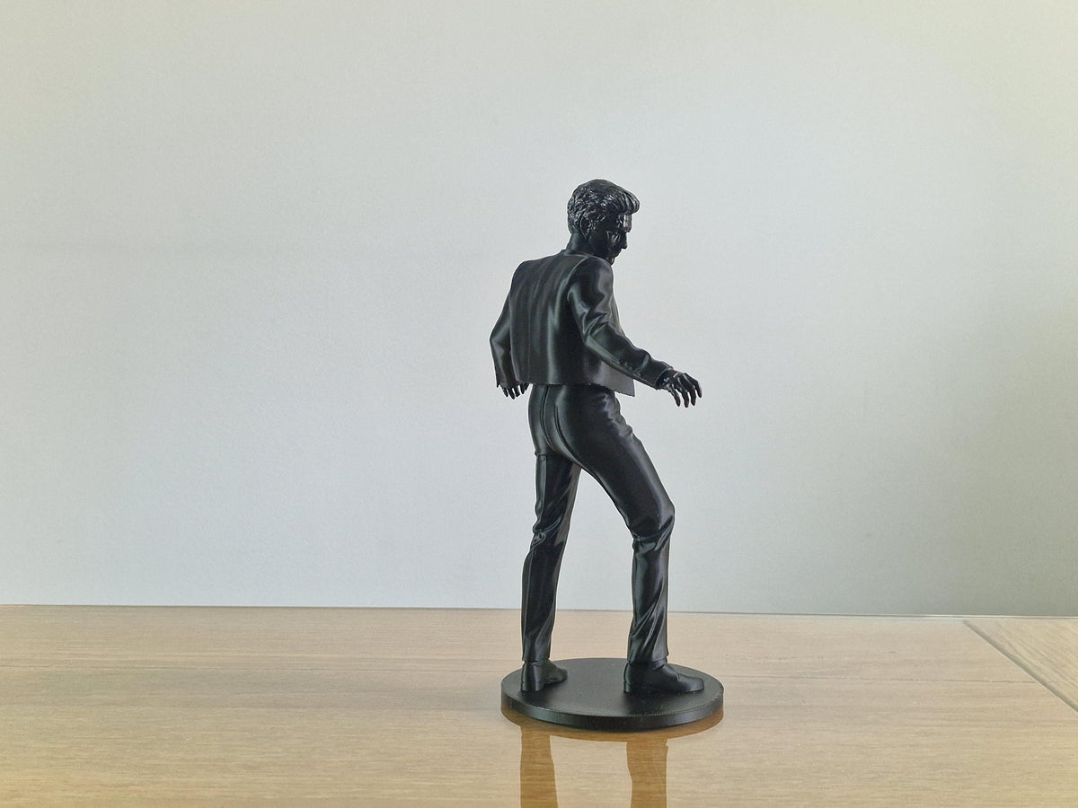 Techno DJ Collectible Figure Statue - Inspired by Gesaffelstein - Electronic Music Producer Figure - Dark Techno Decor - DJ Fan Gift (Festival Version)