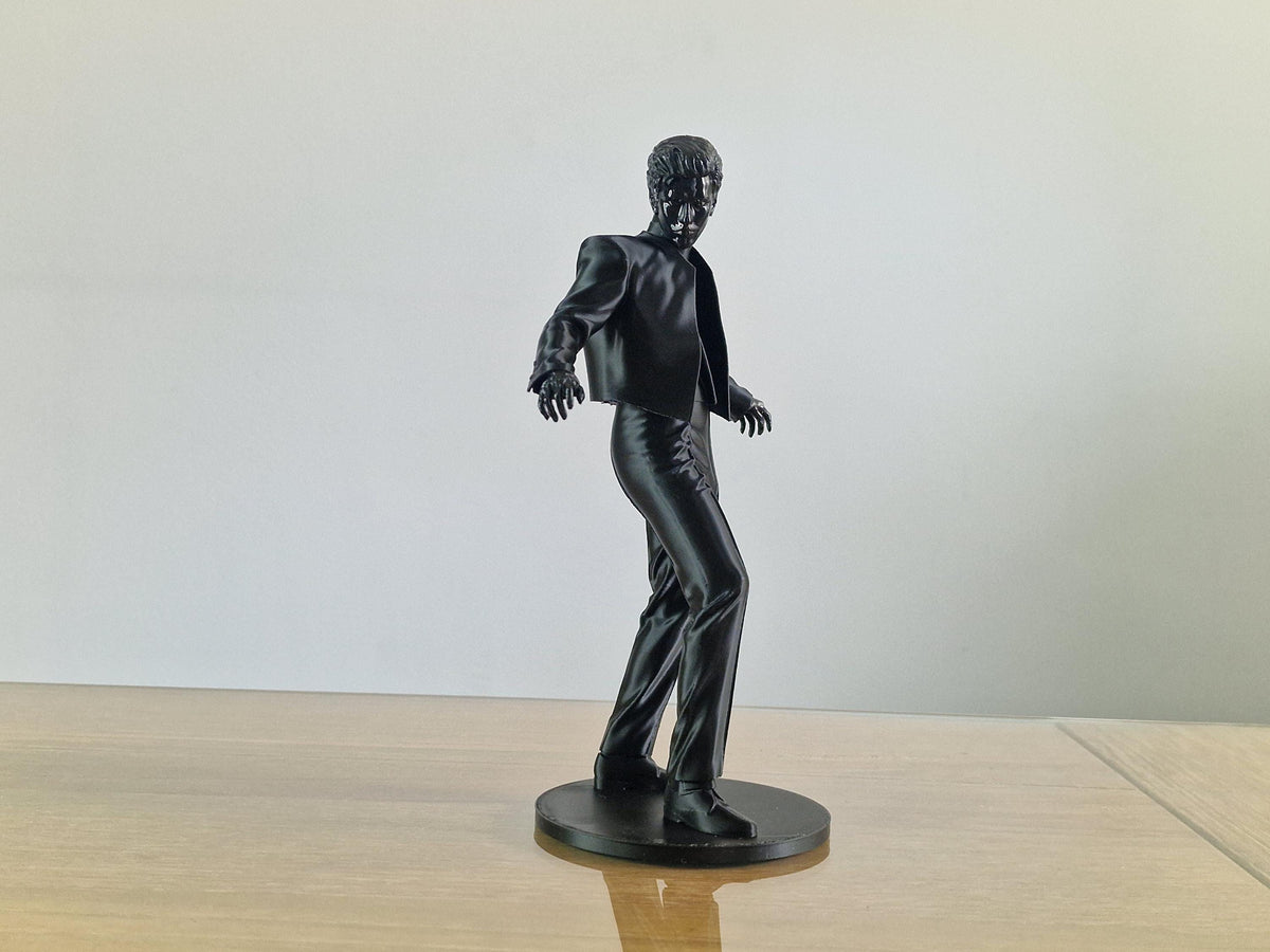 Techno DJ Collectible Figure Statue - Inspired by Gesaffelstein - Electronic Music Producer Figure - Dark Techno Decor - DJ Fan Gift (Festival Version)