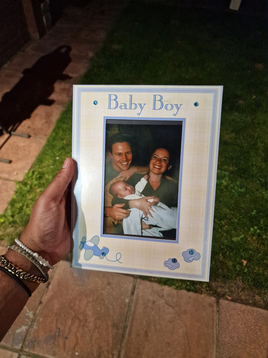 Charmed Inspired Baby Boy Photo Frame – Wyatt Halliwell - Replica Prop