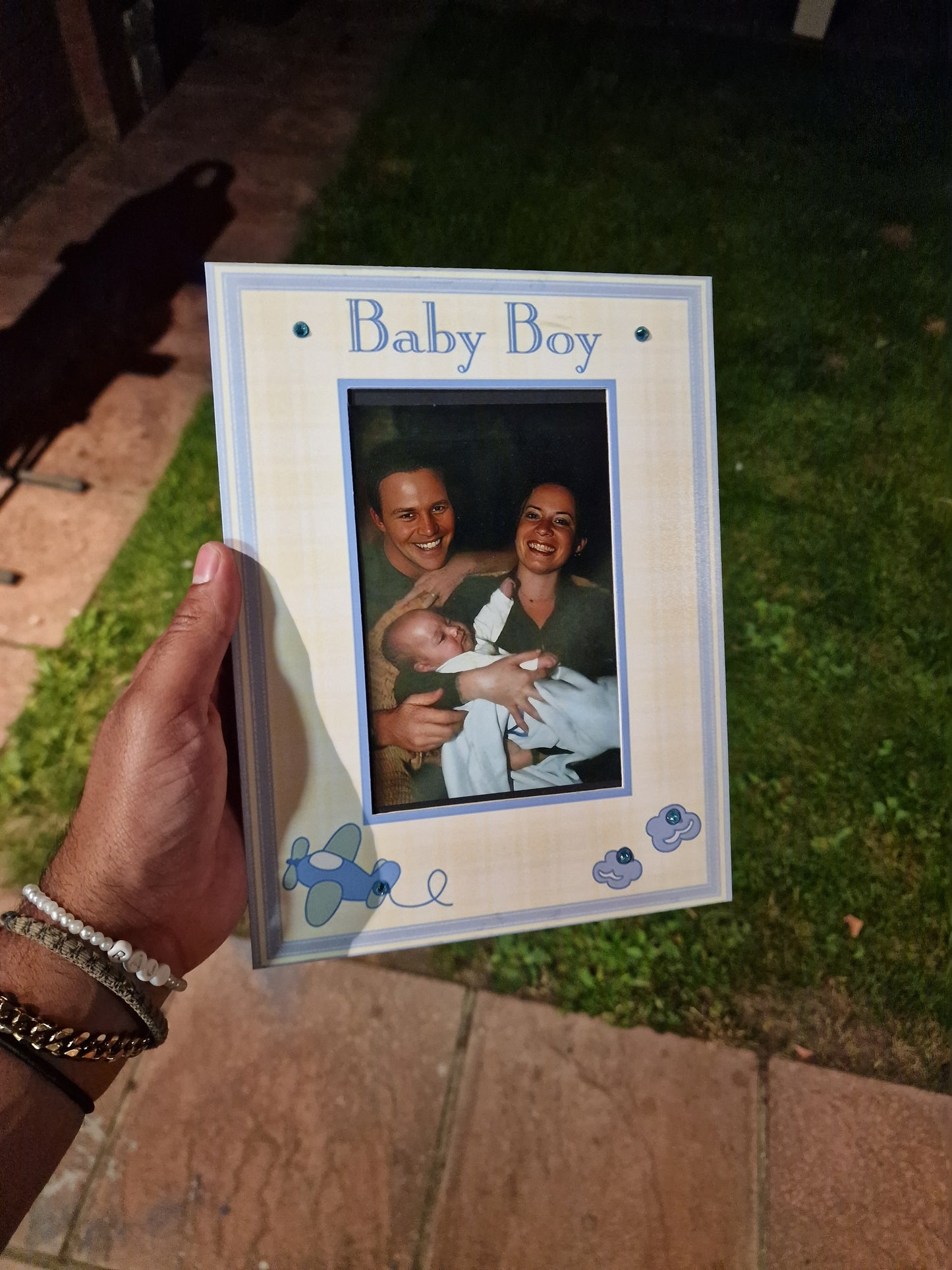 Charmed Inspired Baby Boy Photo Frame – Wyatt Halliwell - Replica Prop